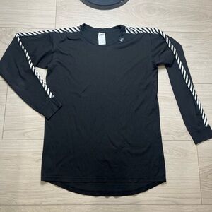 Helly Hansen Men's HH Lifa Stripe Crew Men’s Large Black And White Long Sleeve
